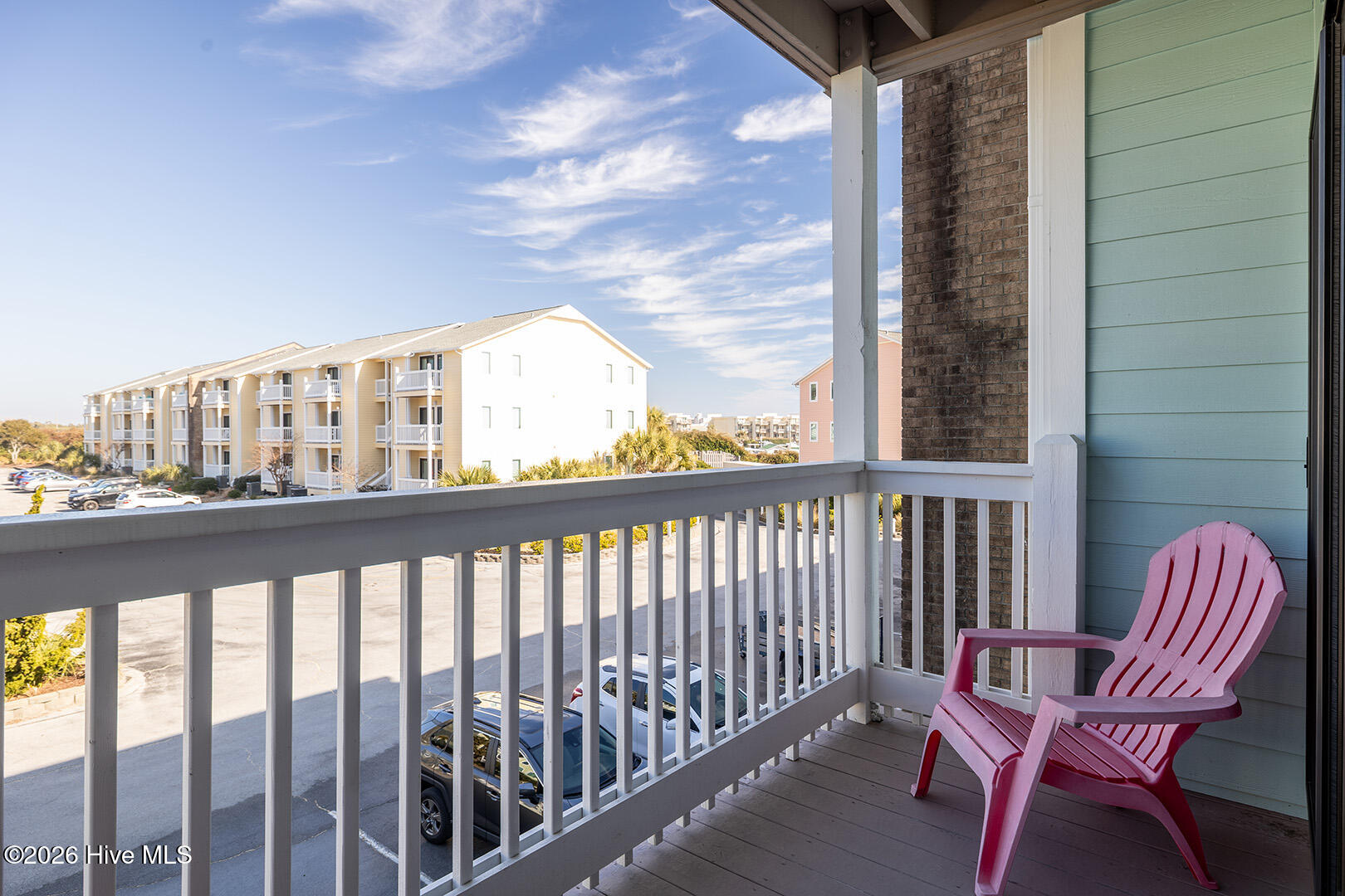9201 Coast Guard Road, Unit B204 Emerald Isle, NC 28594 - Photo 20 of 29 Deck overlooking Tennis Courts