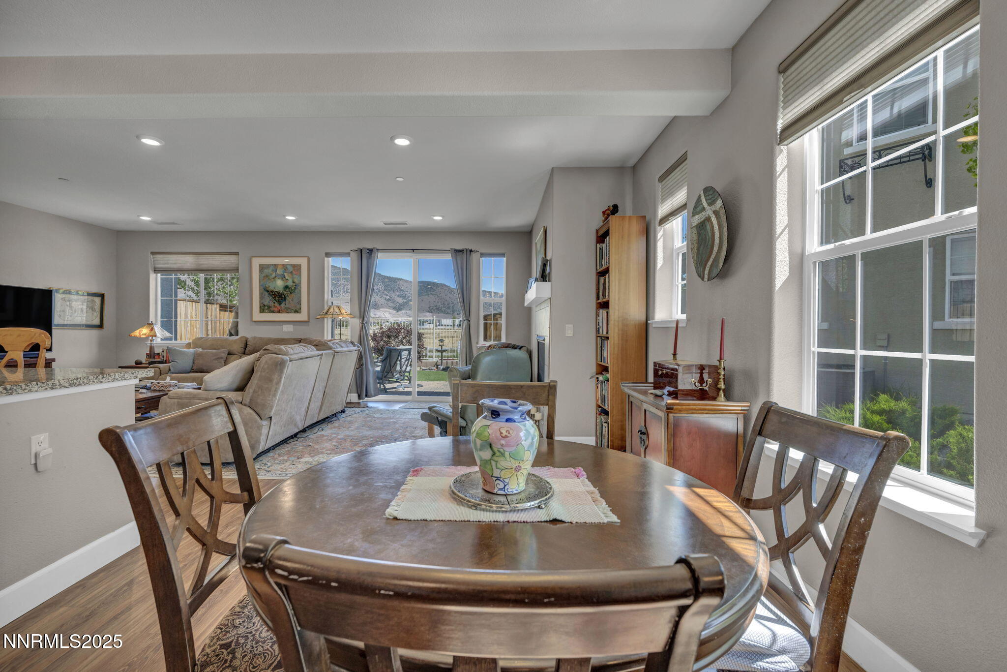 1940 Dark Horse Road, Unit C Reno, NV 89521 - Photo 59 of 69 a view of a dining room with furniture window and outside view