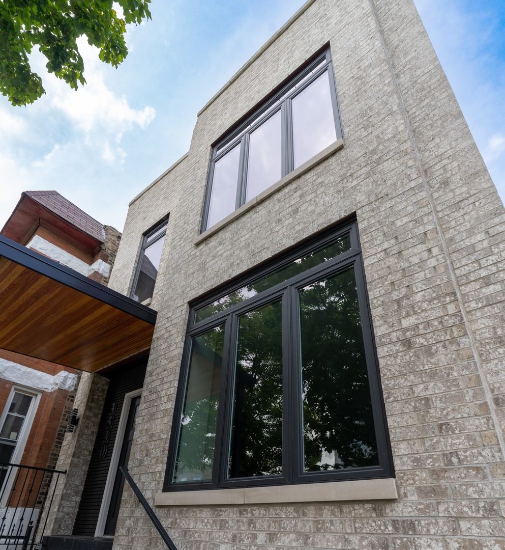 a view of a brick house