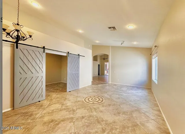 a view of empty room