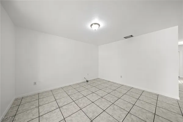 a view of an empty room