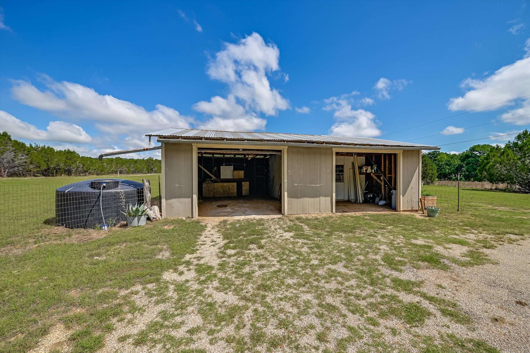 4553 McCall Creek Road Blanco, TX 78606 - Photo 30 of 38 garage and storage