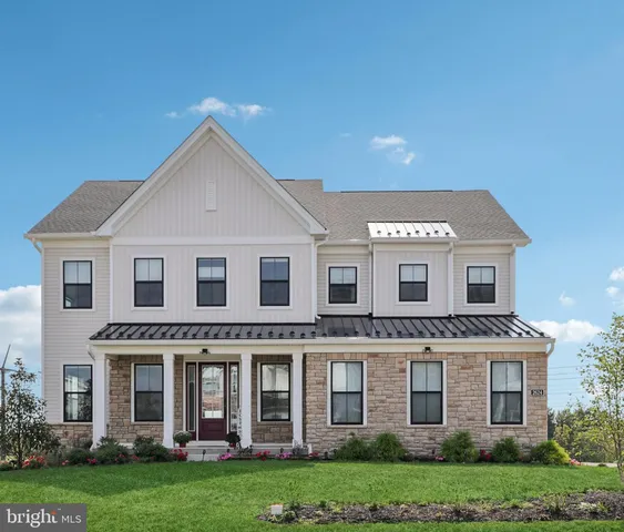 front view of a house with a outdoor space