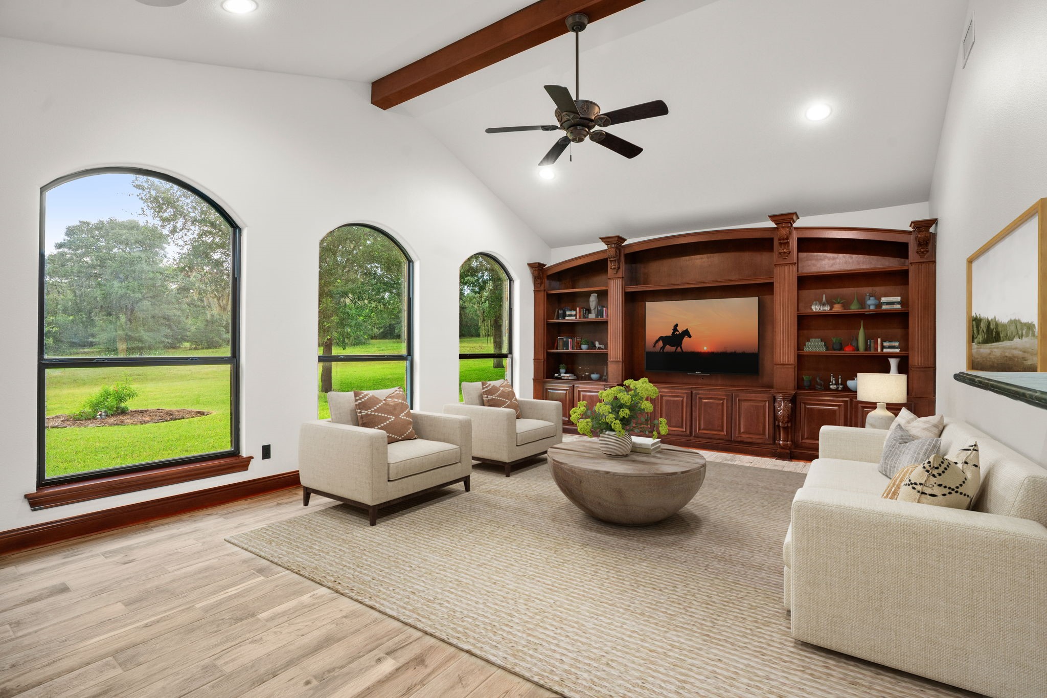 1114 Star Ridge Road Weimar, TX 78962 - Photo 32 of 50 a living room with furniture and a potted plant