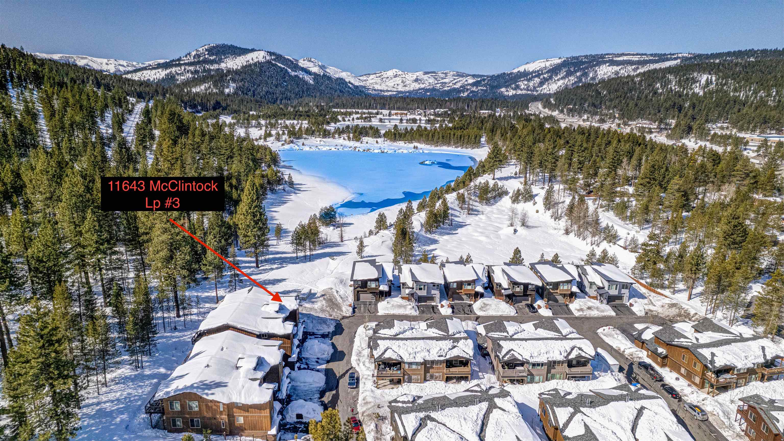 11643 McClintock Loop, Unit 3 Truckee, CA 96161 - Photo 17 of 21 an aerial view of residential houses with outdoor space