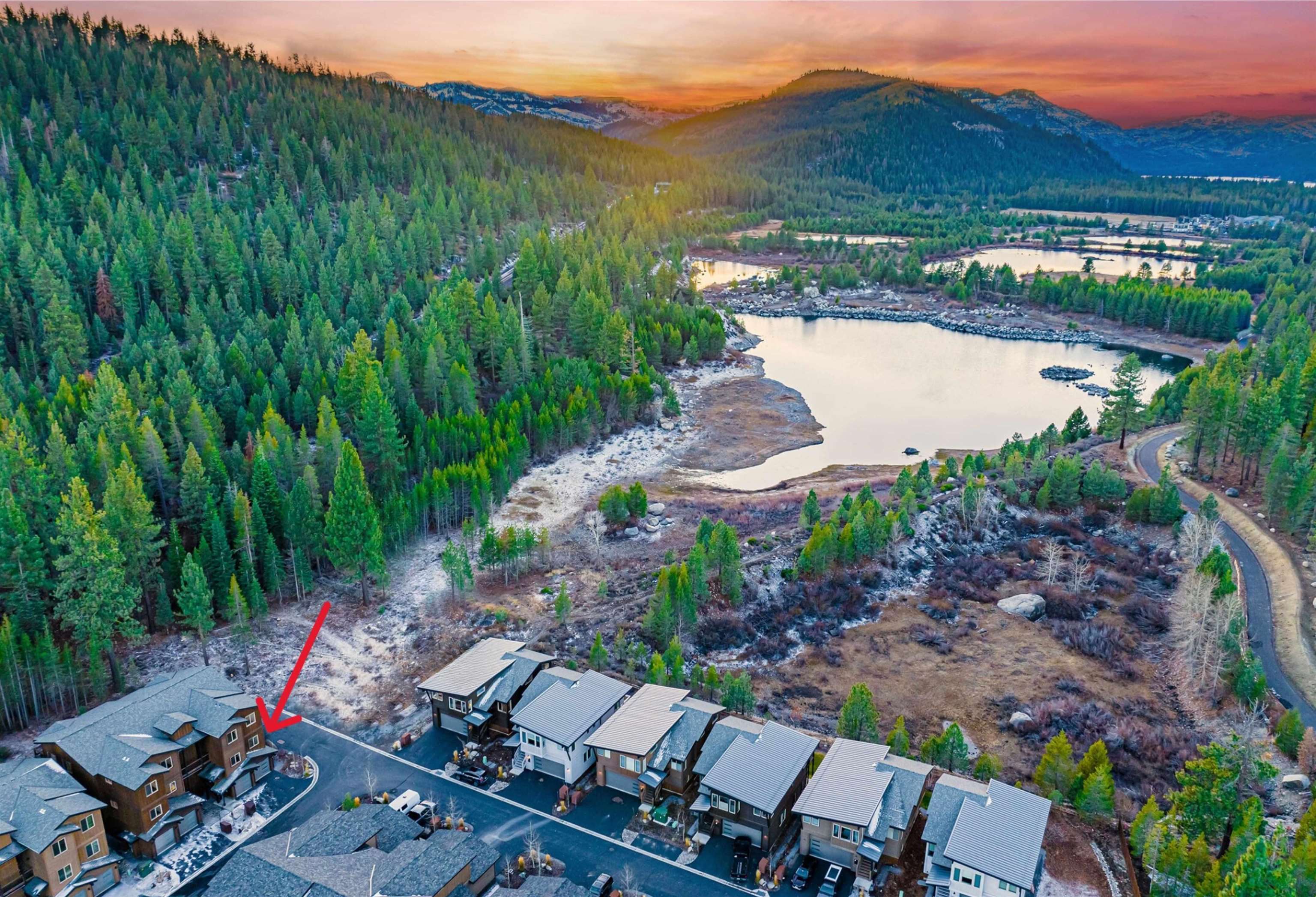 11643 McClintock Loop, Unit 3 Truckee, CA 96161 - Photo 21 of 21 a view of a garden with a lake