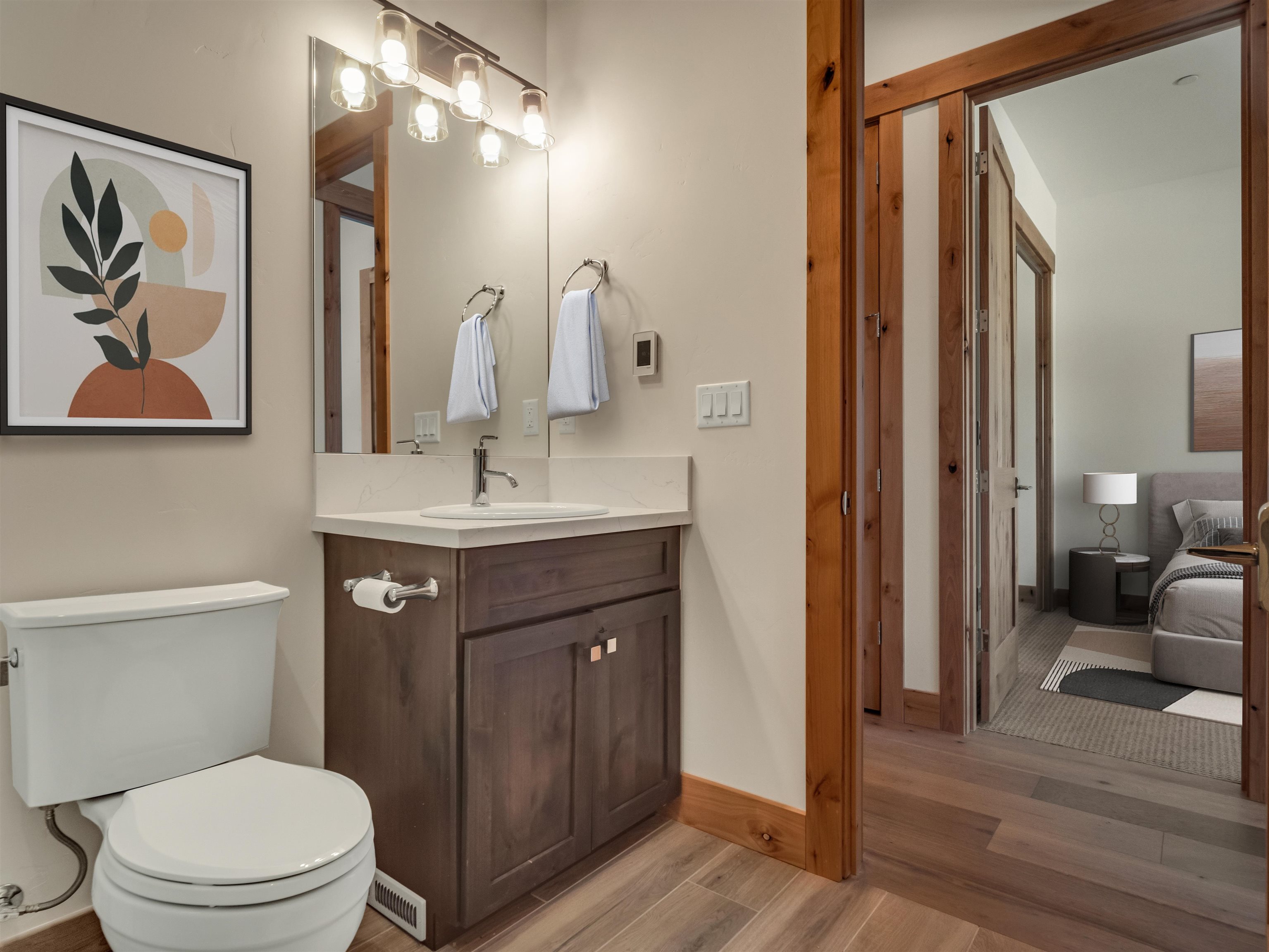 11643 McClintock Loop, Unit 3 Truckee, CA 96161 - Photo 9 of 21 a bathroom with a sink a toilet and shower