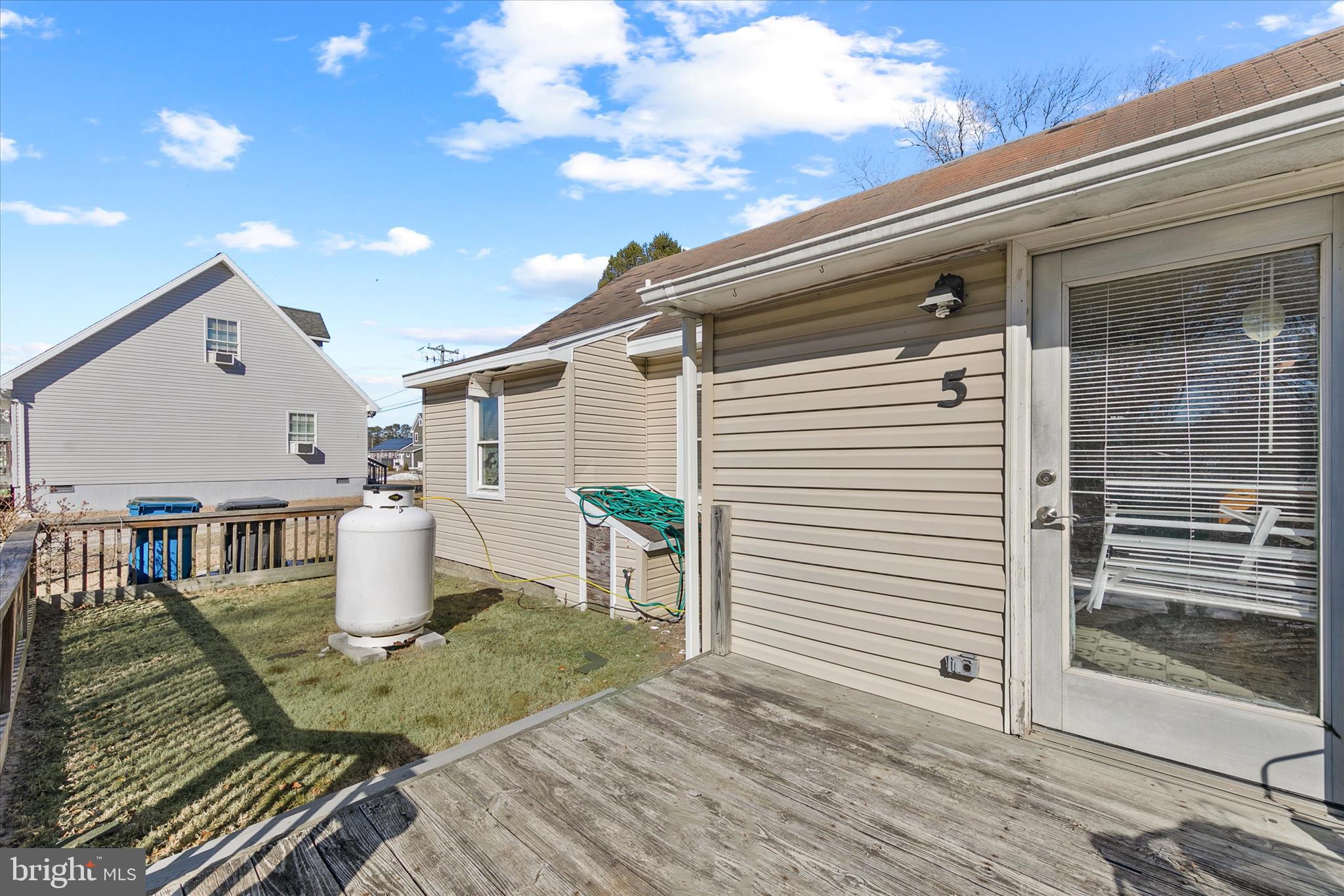 5 Cemetery Road Selbyville, DE 19975 - Photo 37 of 38 Rear Deck and Yard