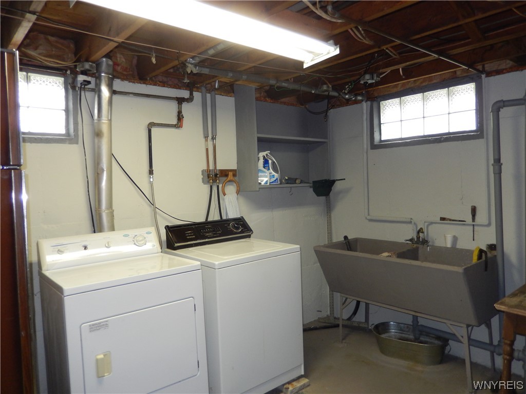 24 Isabelle Road Cheektowaga, NY 14225 - Photo 14 of 16 Laundry in Basement. Washer & Dryer Included