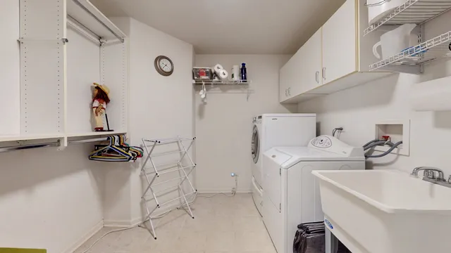 a bathroom with a sink and a tub