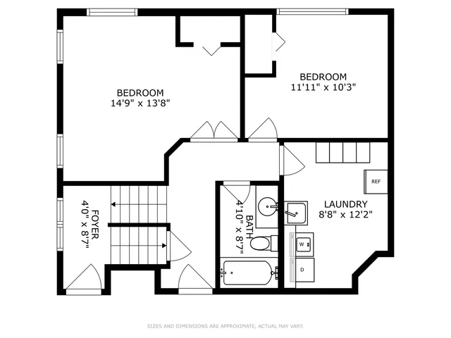 a picture of a bench in center