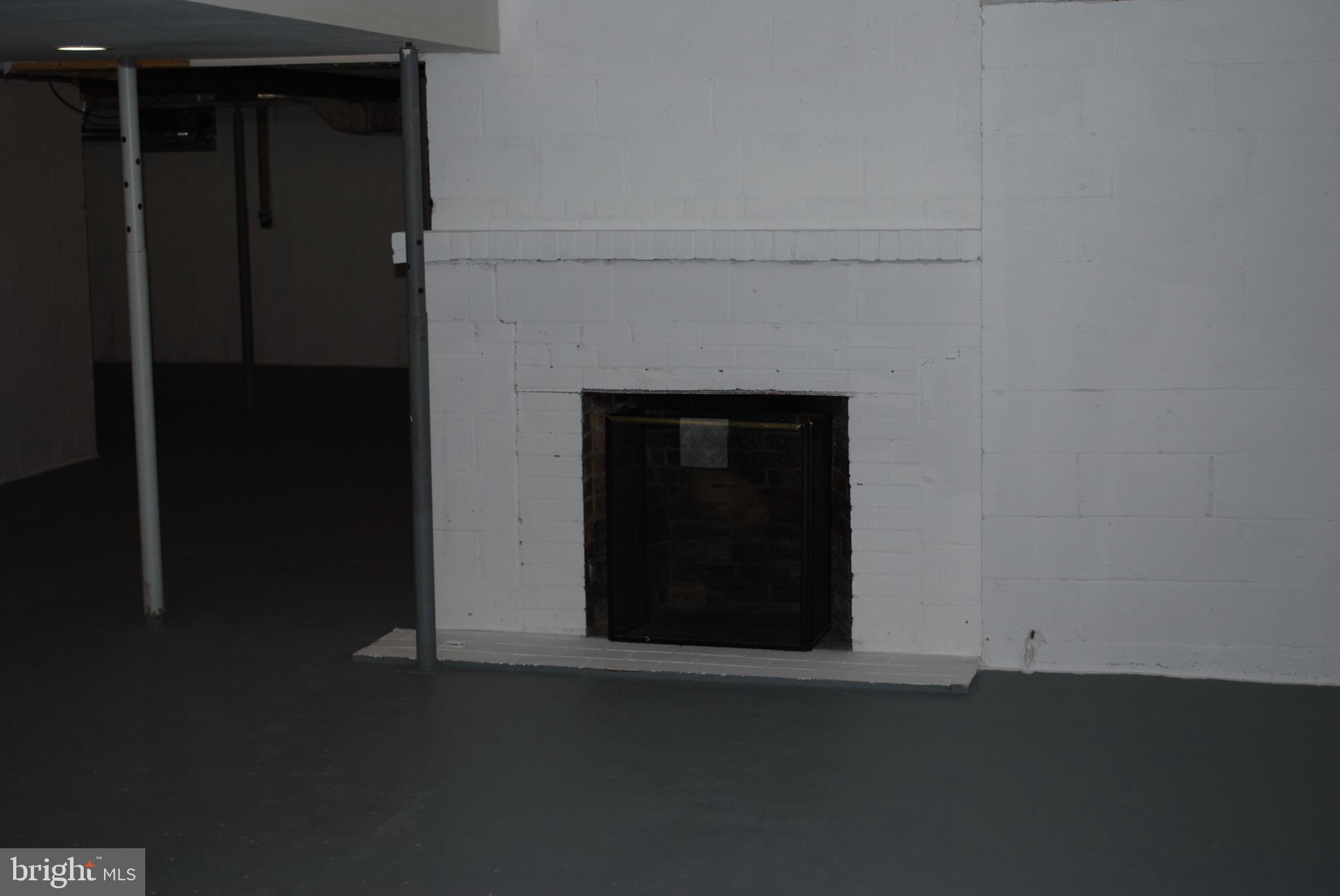 15719 Old Hanover Road Upperco, MD 21155 - Photo 26 of 34 Fireplace in the basement!