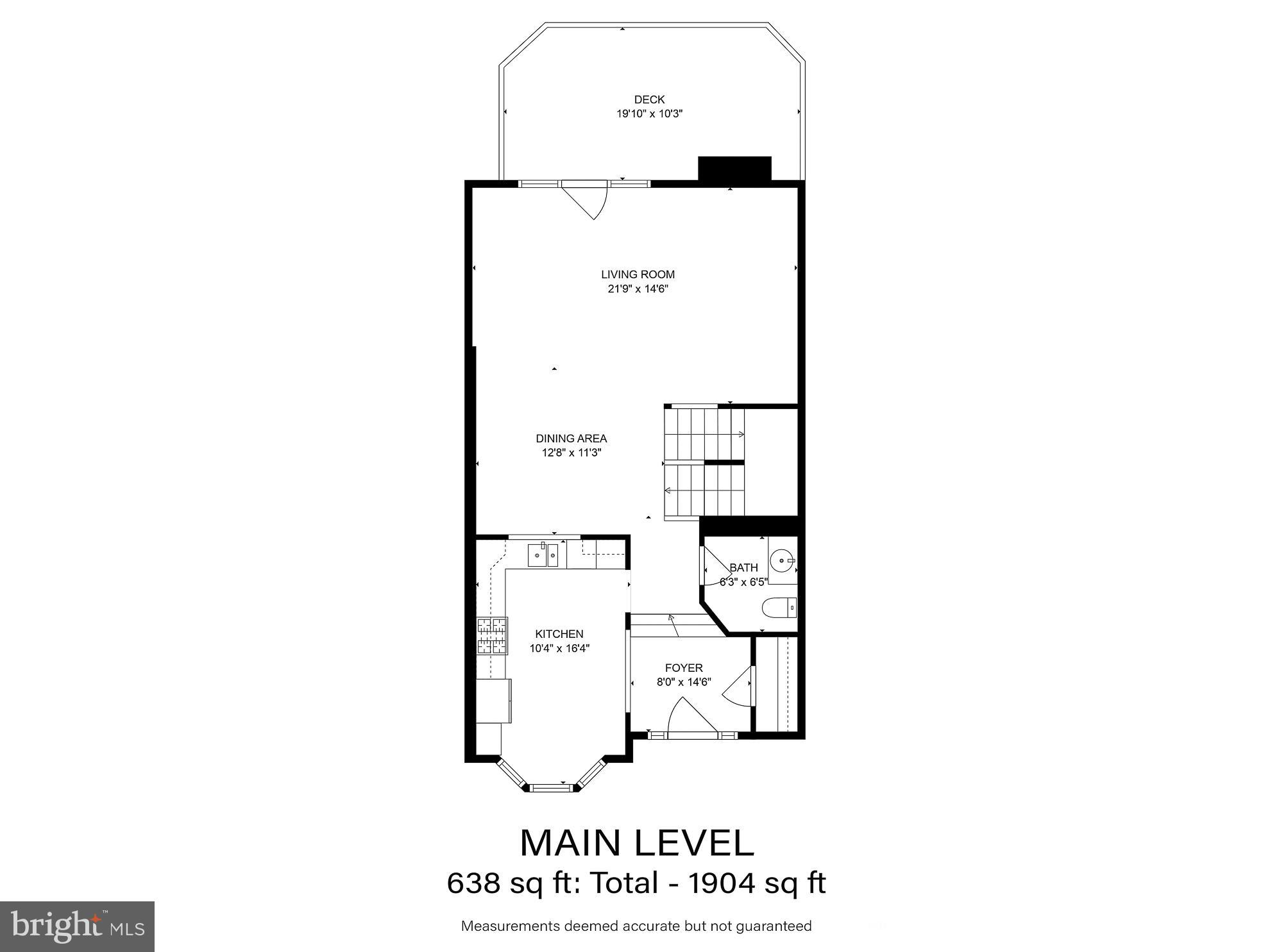 3783 Inverness Road Fairfax, VA 22033 - Photo 48 of 50 Main Level Floor Plan