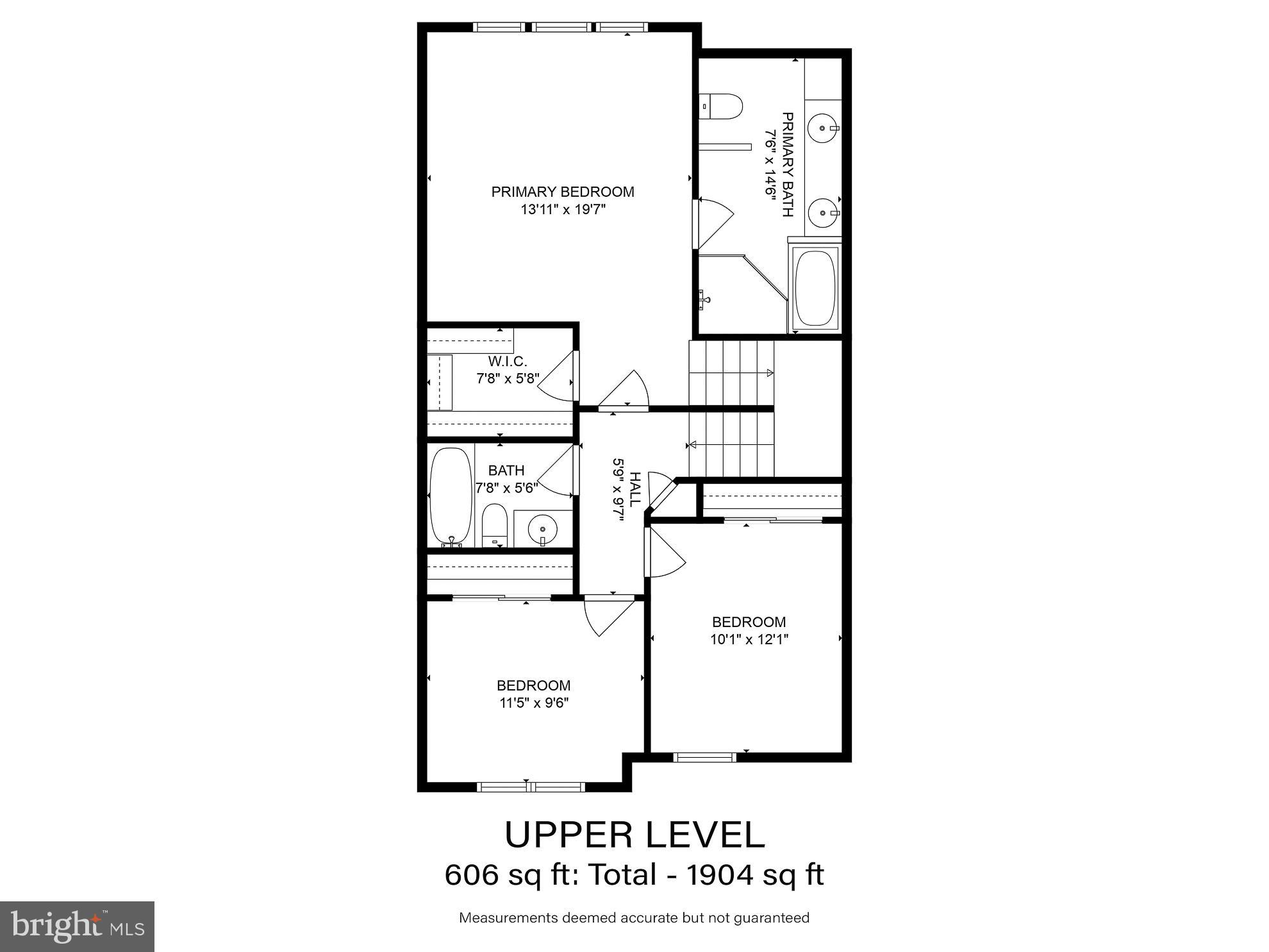 3783 Inverness Road Fairfax, VA 22033 - Photo 49 of 50 Bedroom Level Floor Plan
