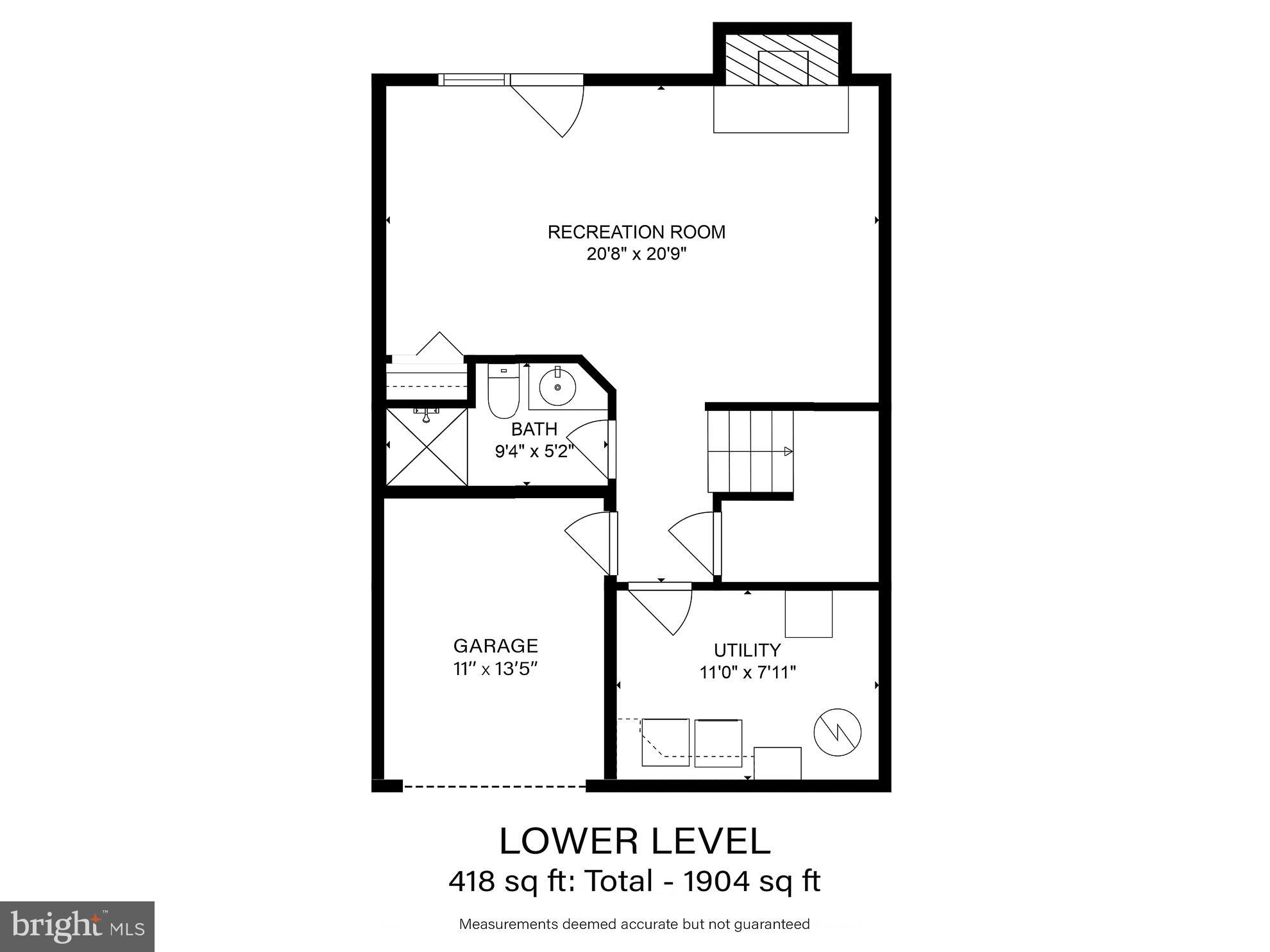 3783 Inverness Road Fairfax, VA 22033 - Photo 50 of 50 Lower Level Floor Plan