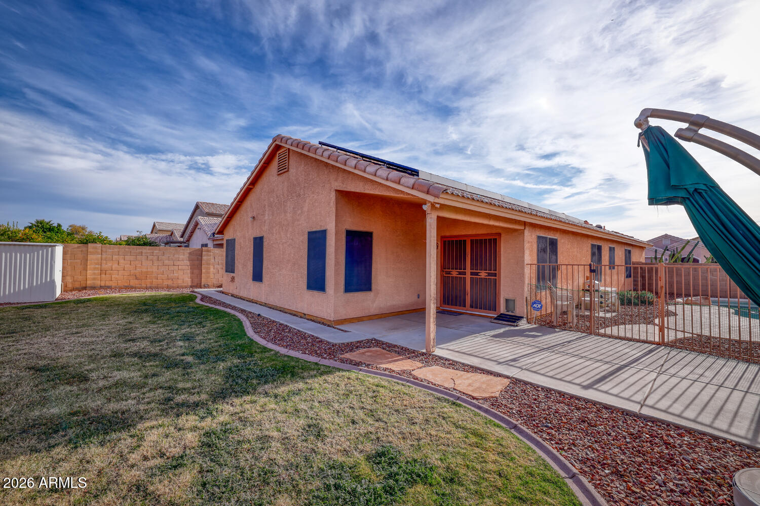 2206 East Ruby Lane Phoenix, AZ 85024 - Photo 27 of 29 a front view of a house with garden