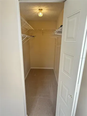 view of a room with door