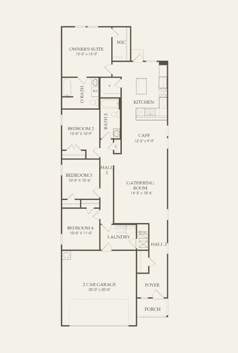 16150 Elbridge Court Conroe, TX 77302 - Photo 45 of 46 Floor Plan
