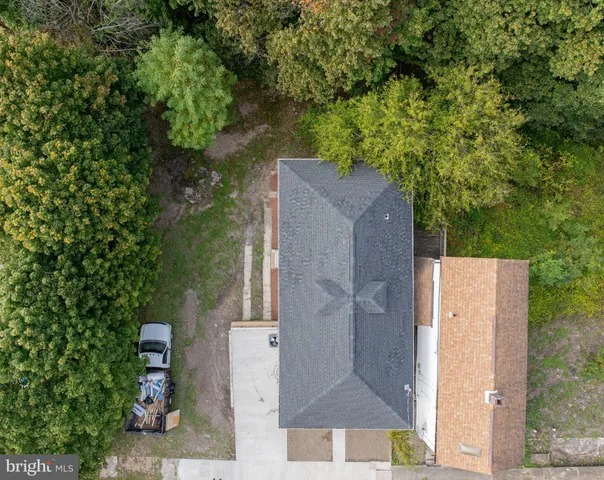 a view of a city with mountains