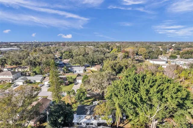 a view of city and mountain