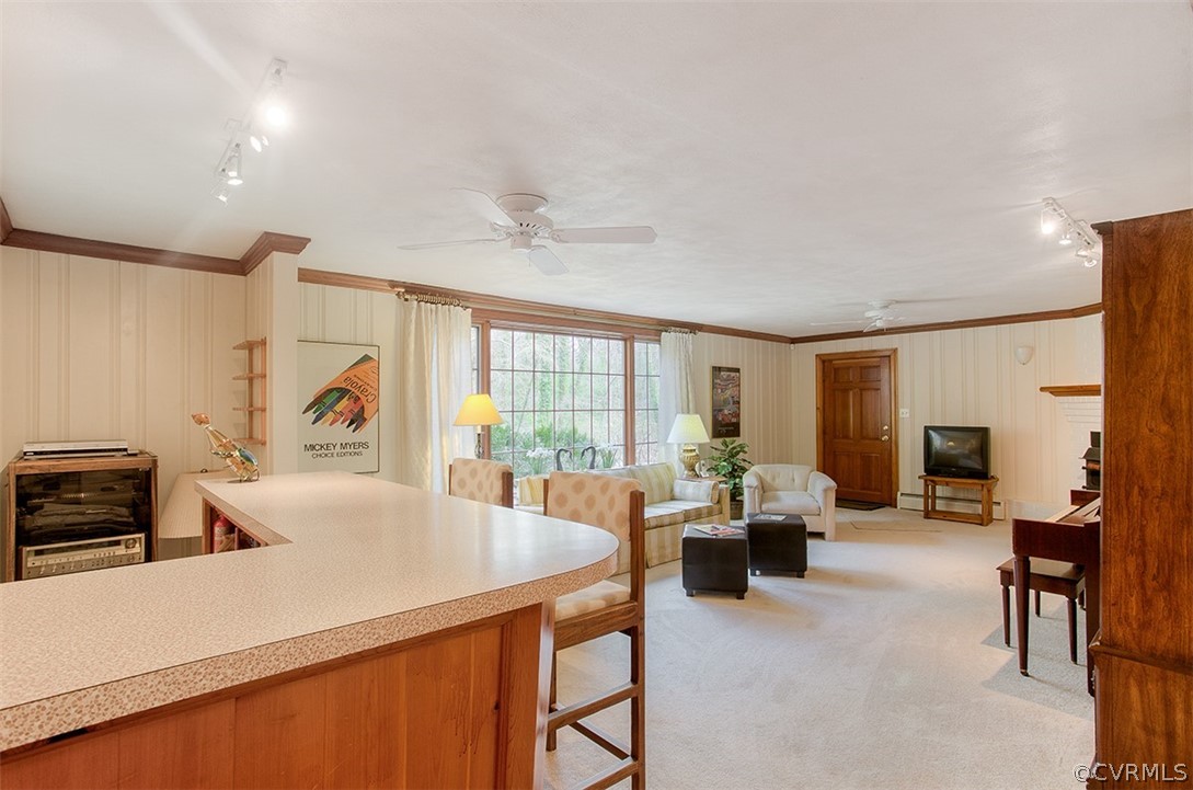 4036 Sherbrook Road Richmond, VA 23235 - Photo 25 of 41 Sunny lower level family room with bar
