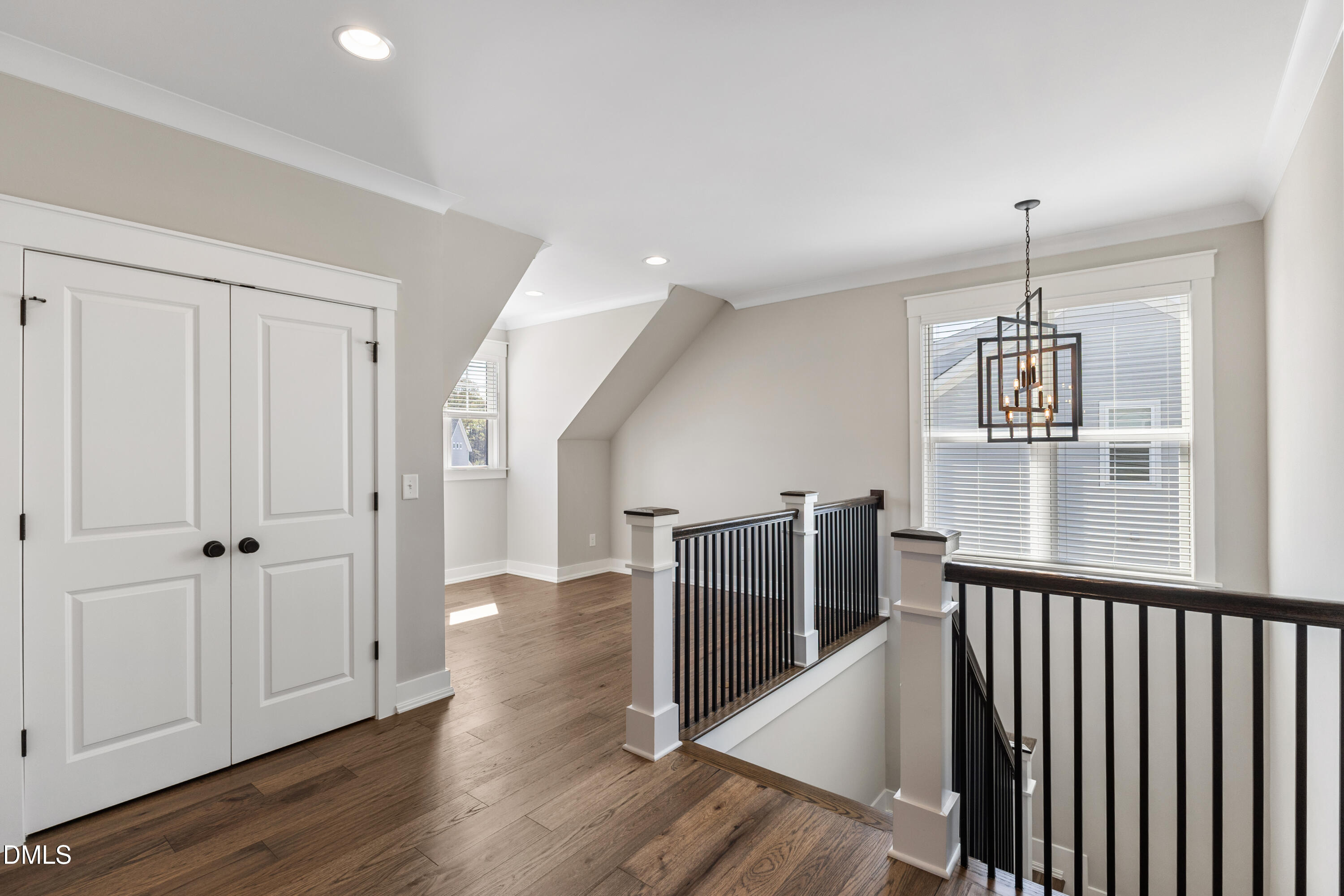 75 Cottage Way Pittsboro, NC 27312 - Photo 24 of 68 a view of a hallway with wooden floor and stairs