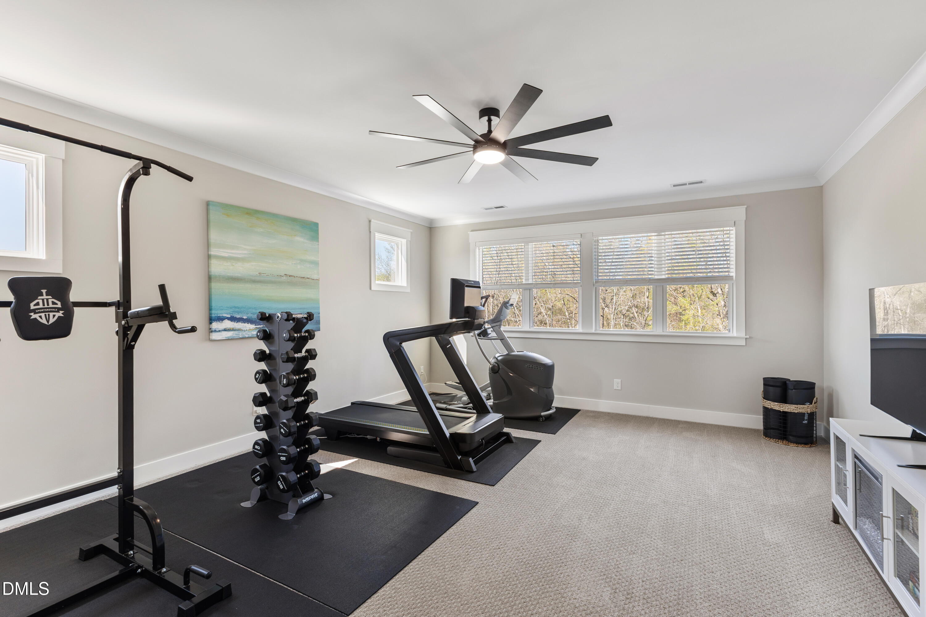 75 Cottage Way Pittsboro, NC 27312 - Photo 27 of 68 a view of a room with gym equipment