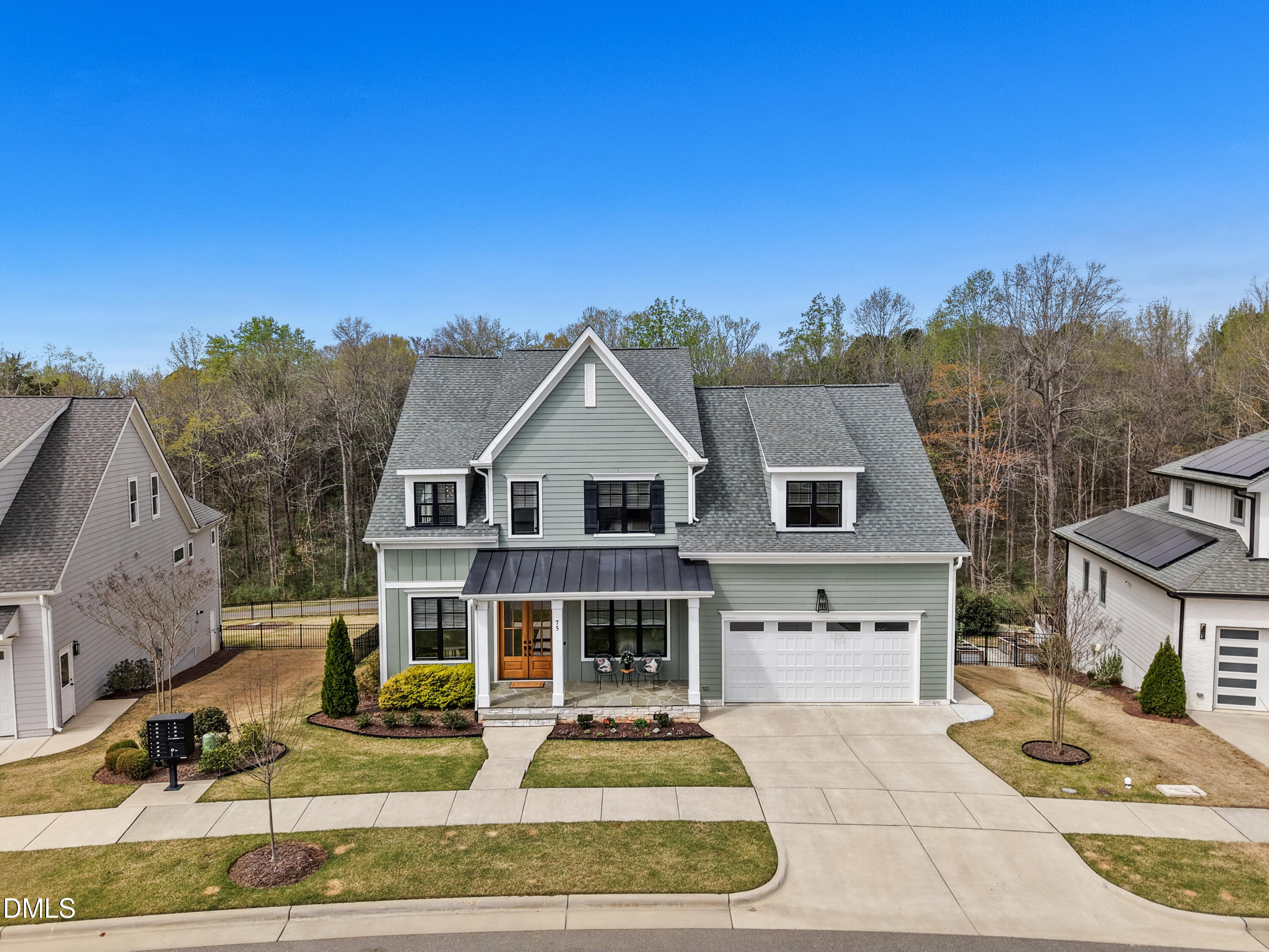 75 Cottage Way Pittsboro, NC 27312 - Photo 46 of 68 a front view of a house with a yard