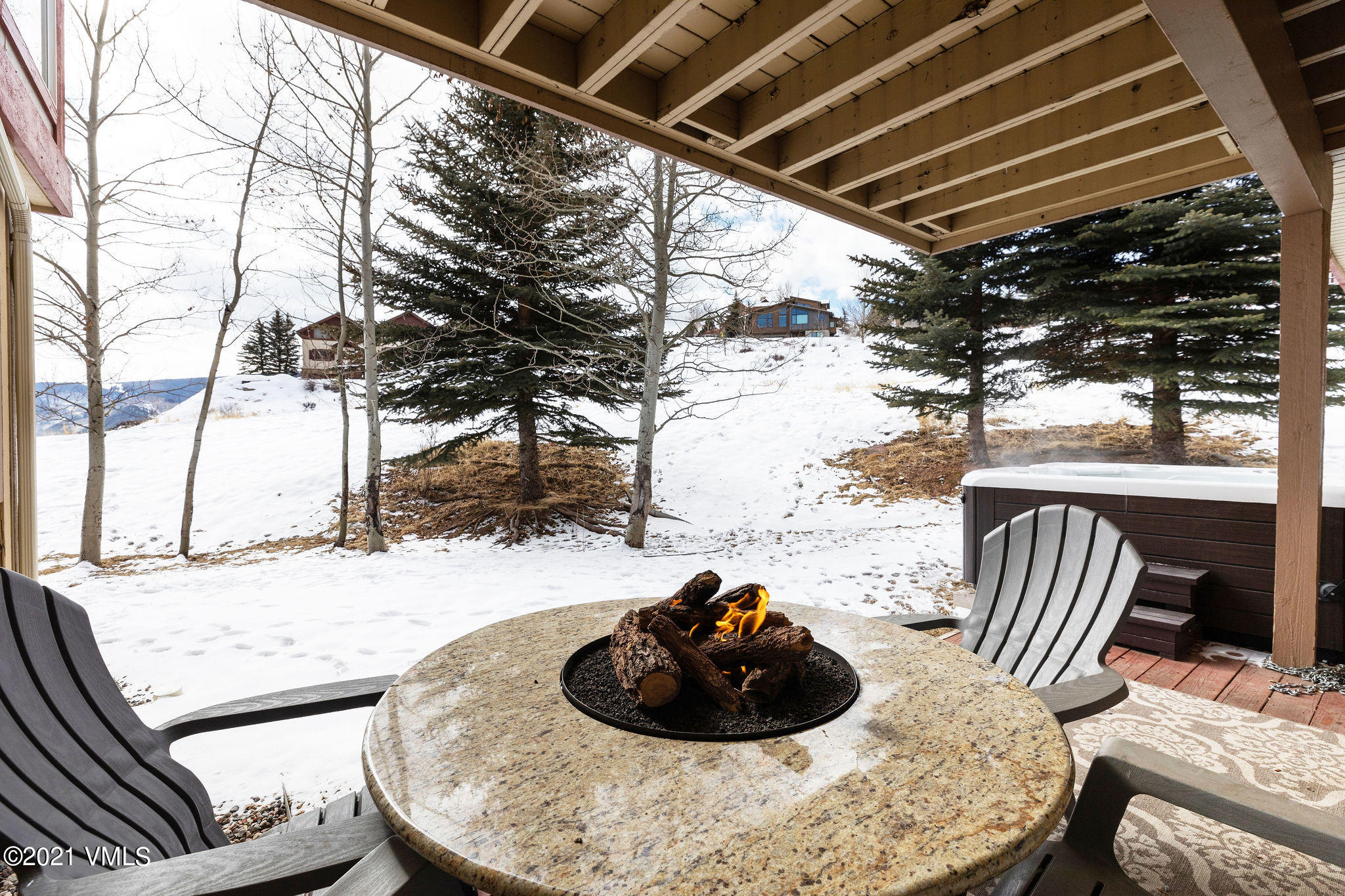 2000 Wildridge Road, Unit C3 Avon, CO 81620 - Photo 10 of 10 rocking_horse_c3_exterior_patio