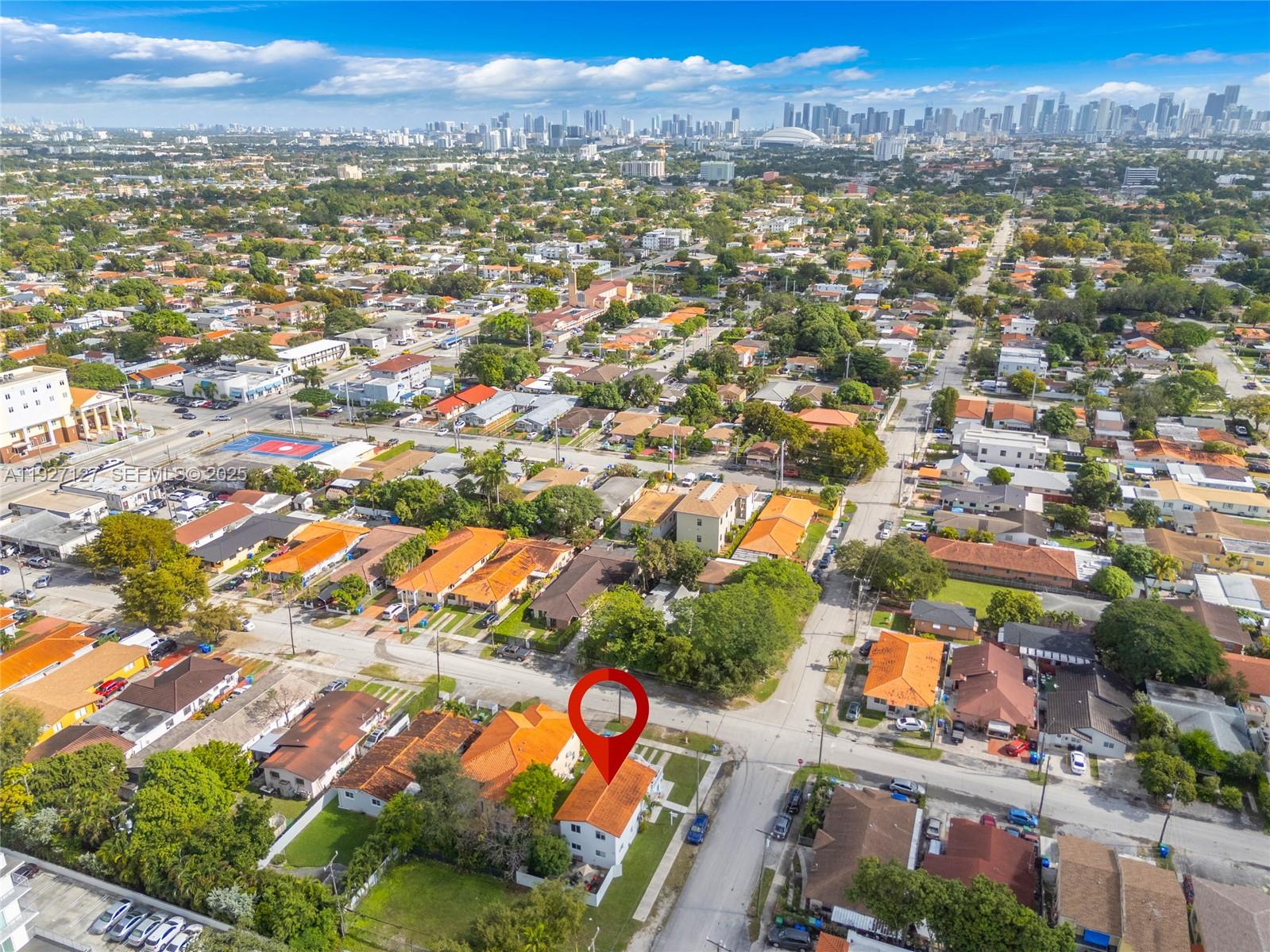 3601 Southwest 2nd Street, Unit 3601 Miami, FL 33135 - Photo 21 of 21 an aerial view of residential houses with outdoor space and street view