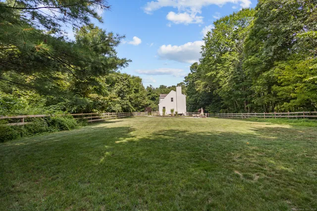 a view of outdoor space with garden