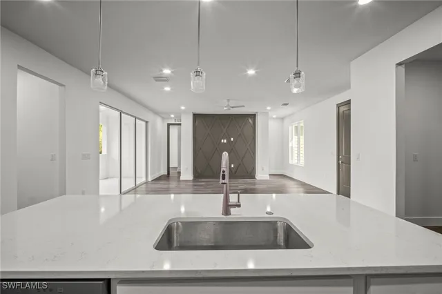 a sink with a vanity