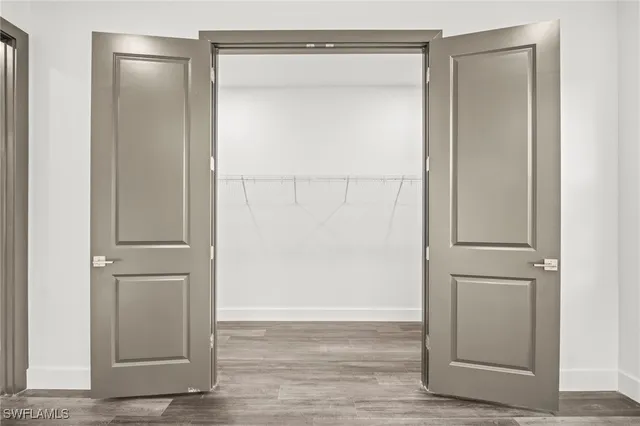 a view of empty room