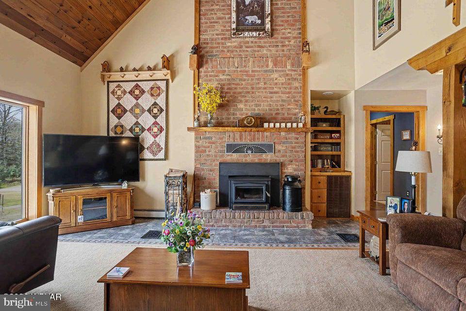 2270 Pine Tree Road Hughesville, PA 17737 - Photo 23 of 90 Cozy living space with rustic charm.