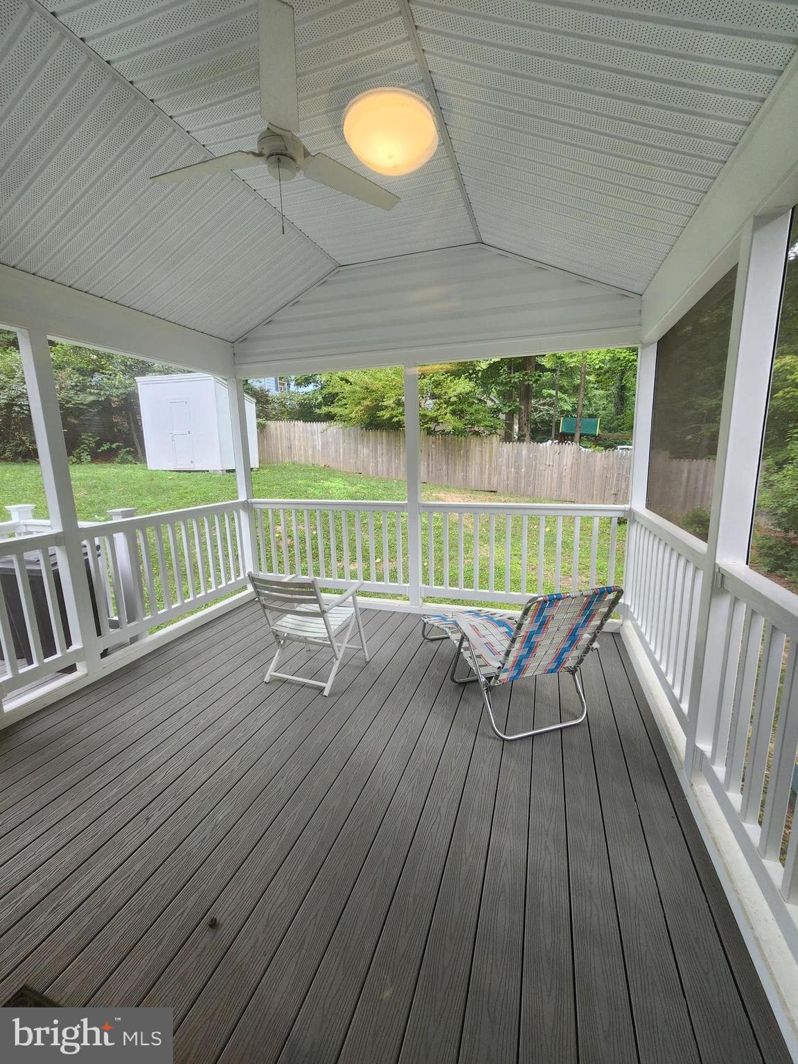 6017 Maple Road St. Leonard, MD 20685 - Photo 3 of 13 a view of sitting space in balcony
