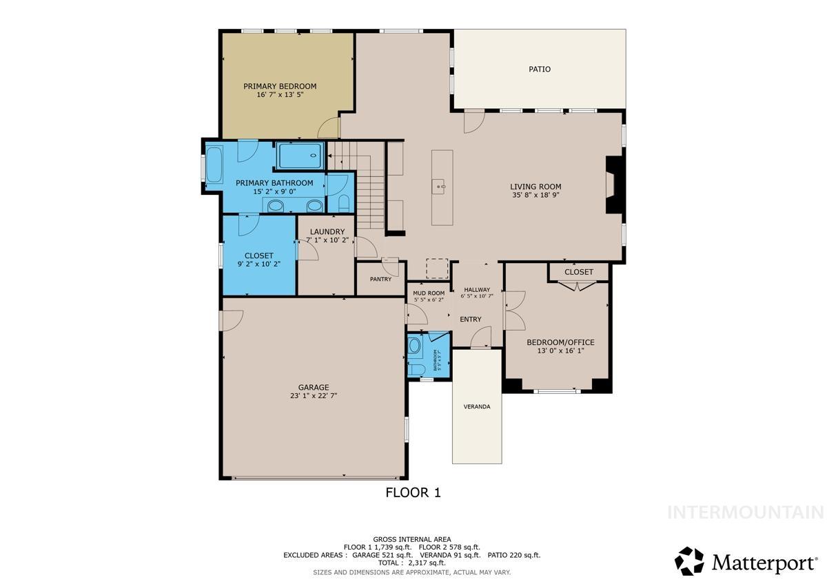72 South Ravine Way Nampa, ID 83687 - Photo 47 of 48 Floor plan