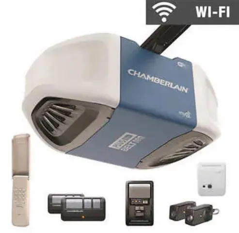 a view of a sign board with large trees