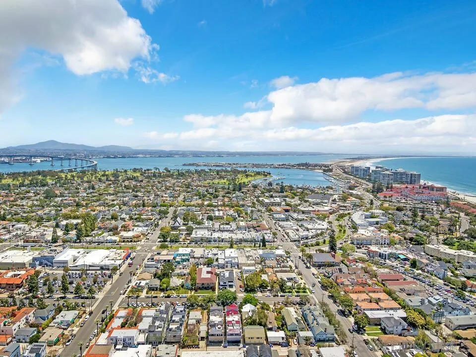 949 D Avenue Coronado, CA 92118 - Photo 27 of 28 an aerial view of residential building with outdoor space