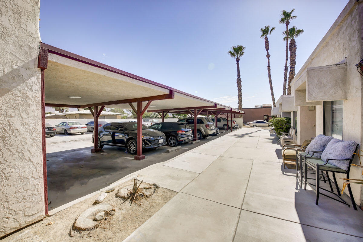 43965 Towne Street Indio, CA 92201 - Photo 27 of 31 a view of a porch with furniture