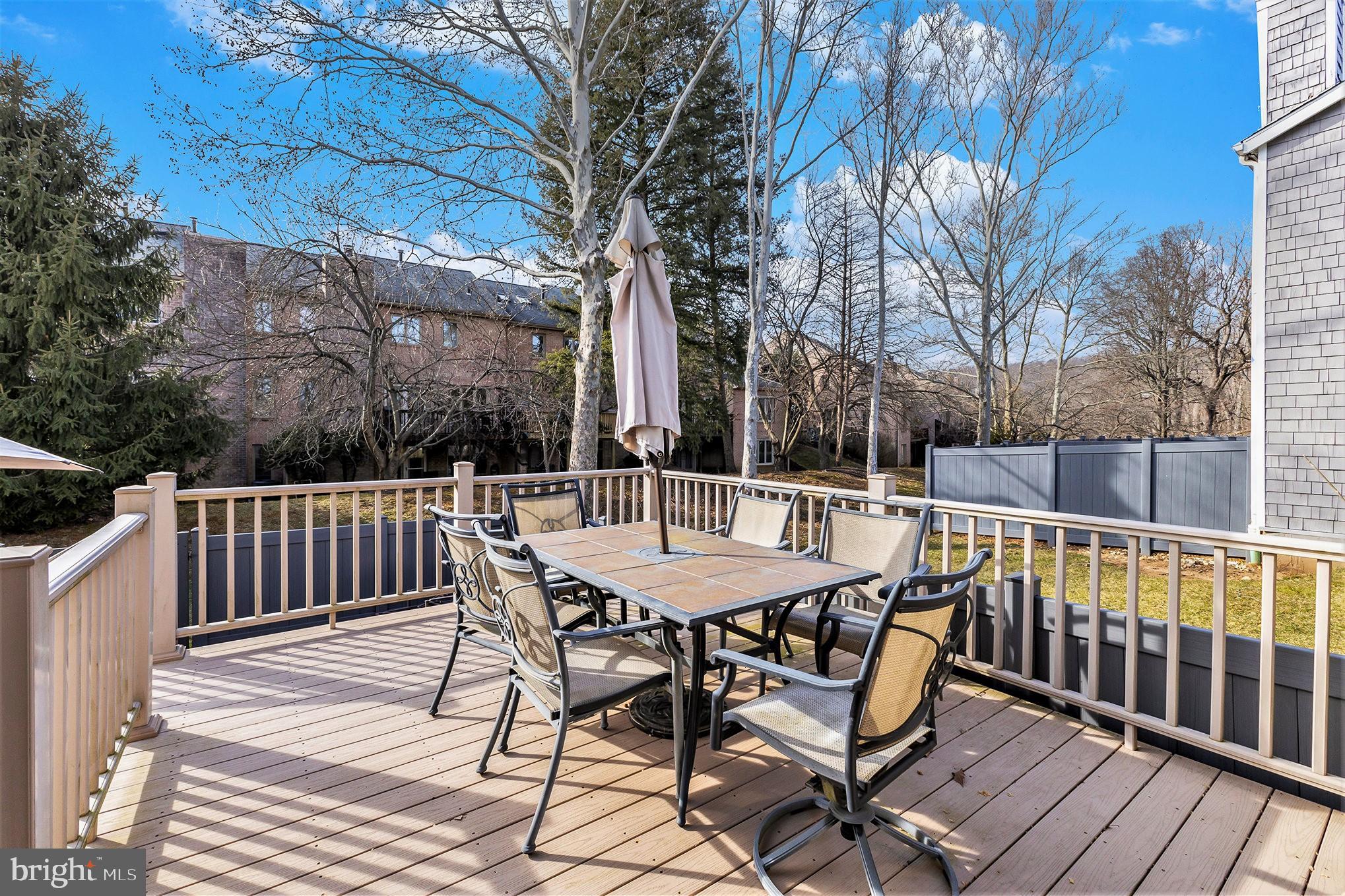 6 Lantern Lane Chesterbrook, PA 19087 - Photo 31 of 37 a view of a chairs and table on the deck