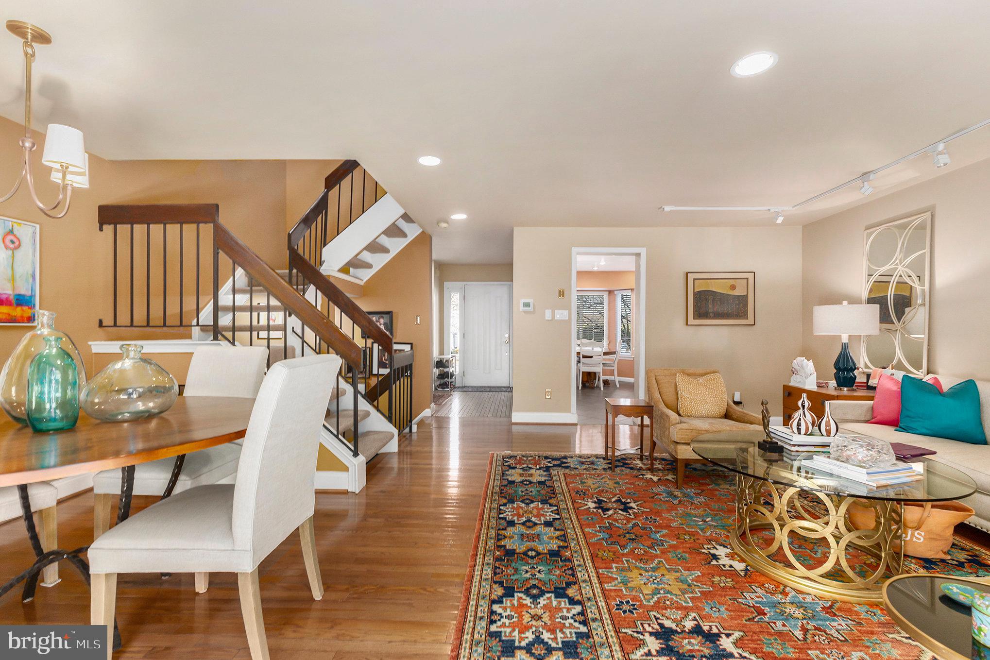 6 Lantern Lane Chesterbrook, PA 19087 - Photo 6 of 37 a living room with furniture and stairs