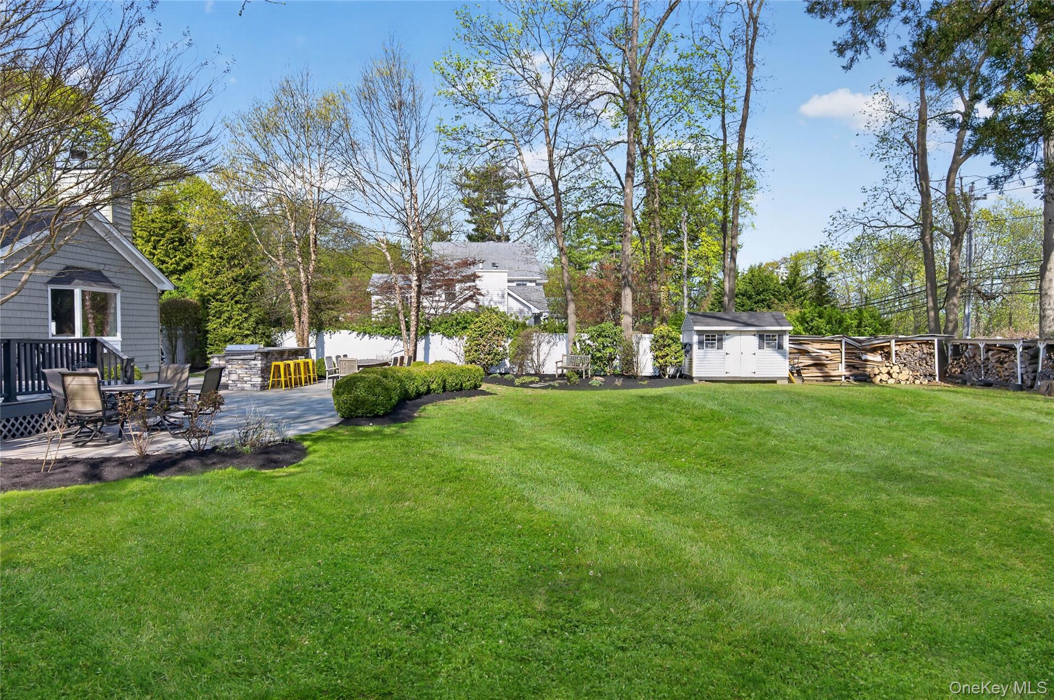 21 Midland Street Cold Spring Harbor, NY 11724 - Photo 35 of 44 a view of a house with a back yard