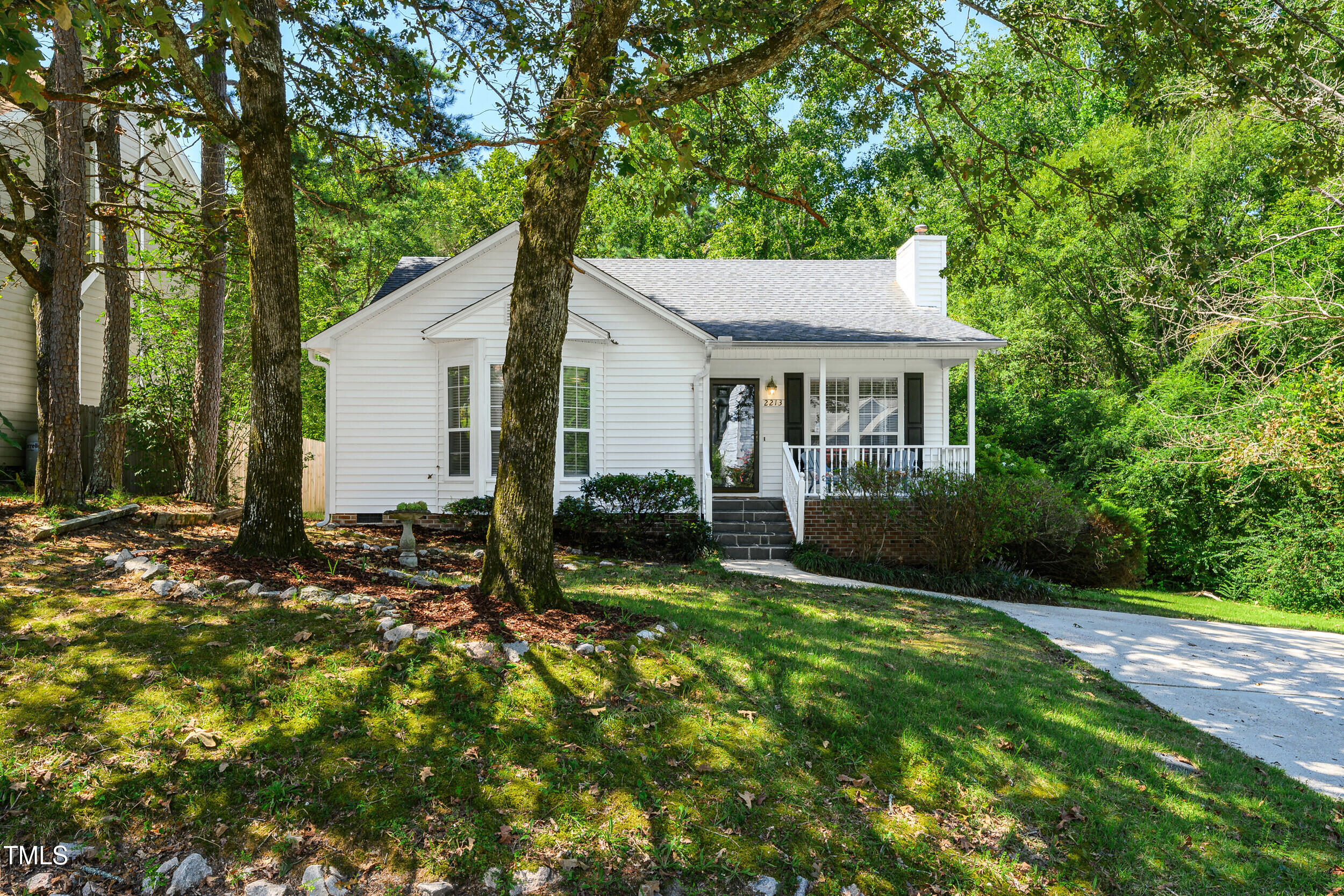 2213 Bufflehead Road Raleigh, NC 27616 - Photo 2 of 30 a view of backyard of house with green space