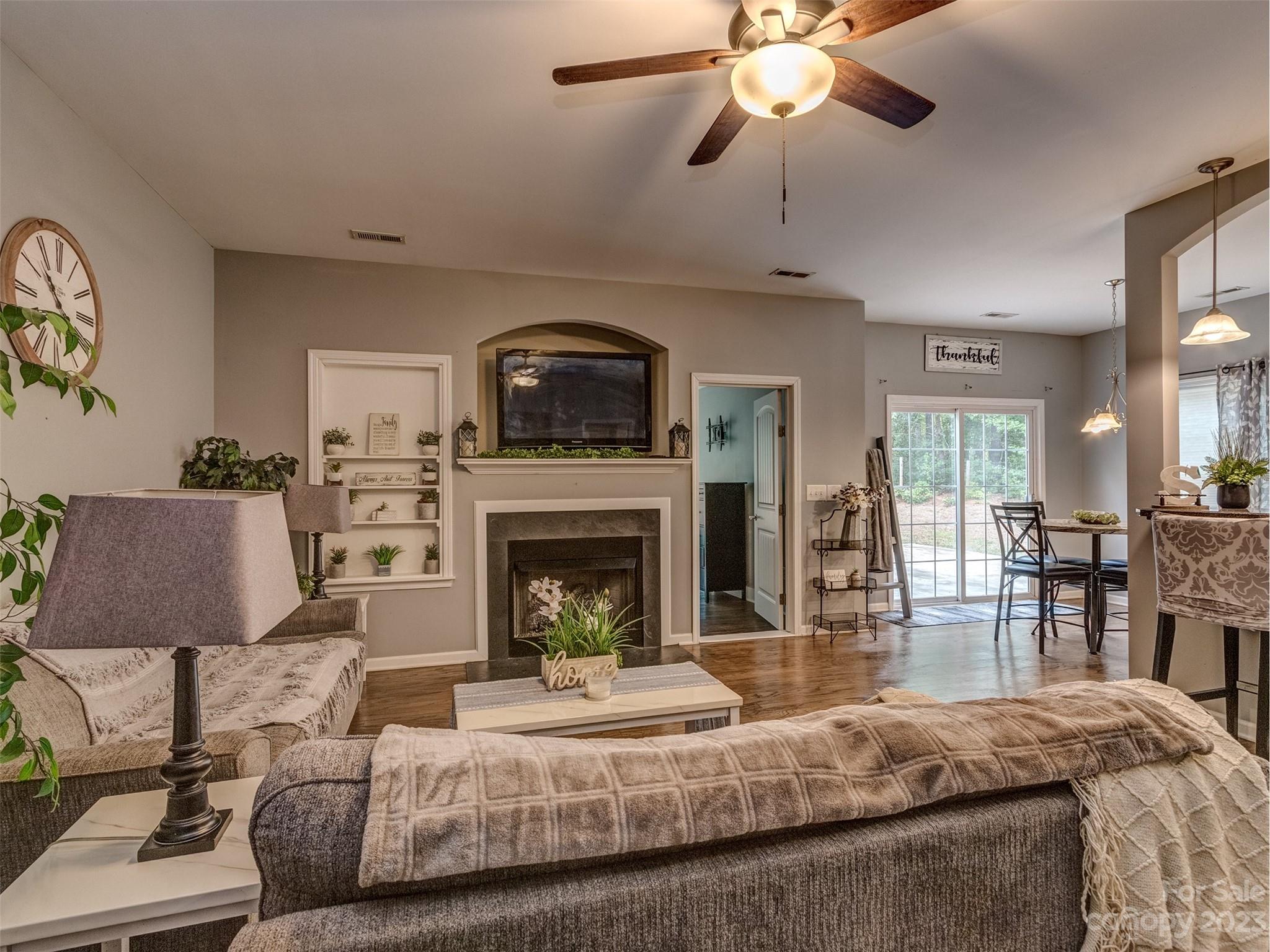 1051 Duckwood Road Lancaster, SC 29720 - Photo 4 of 18 a living room with furniture and a fireplace