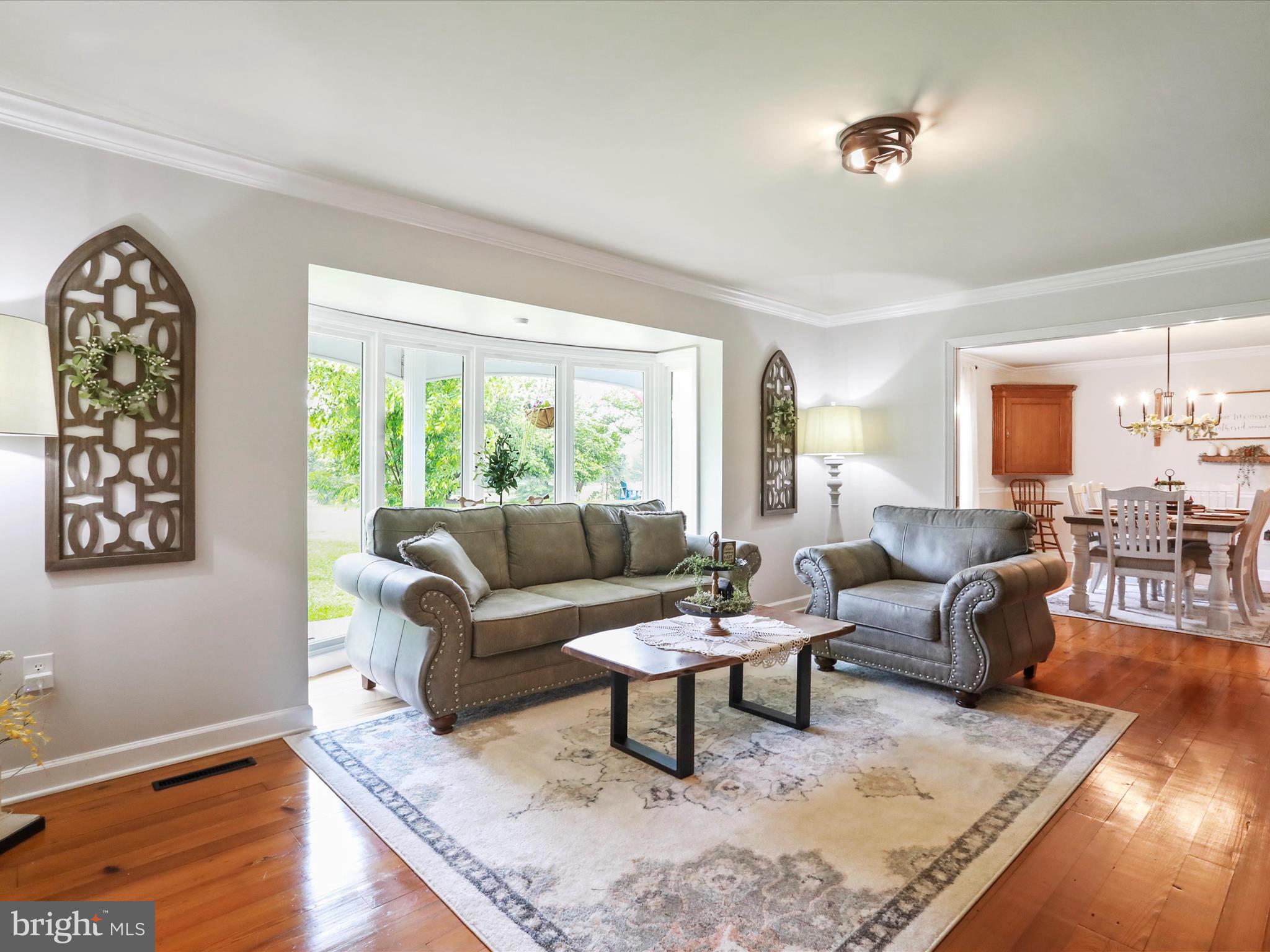 535 Bowling View Road Front Royal, VA 22630 - Photo 21 of 53 a living room with furniture and wooden floor