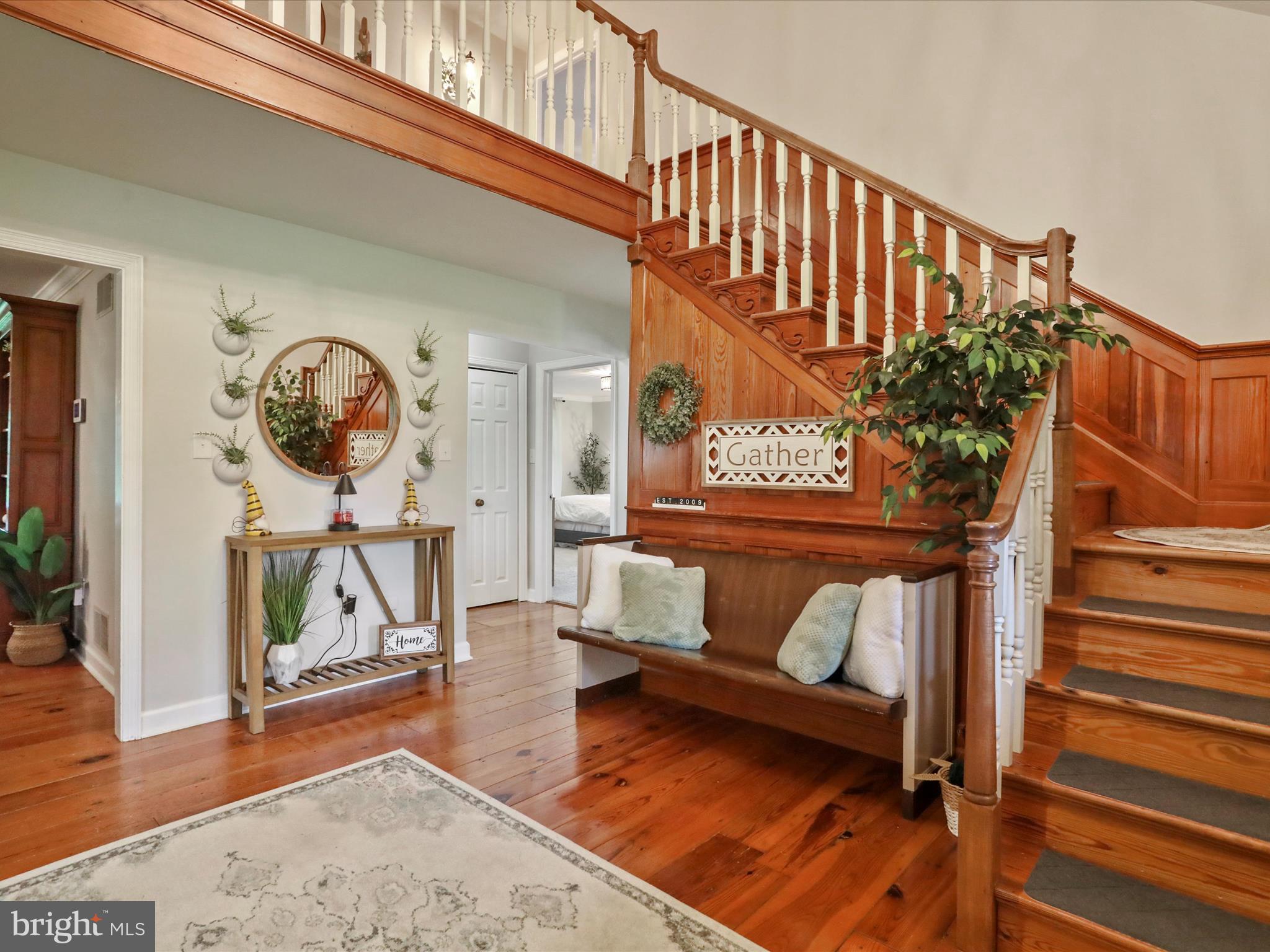 535 Bowling View Road Front Royal, VA 22630 - Photo 38 of 53 a view of a living room and entryway with wooden floor