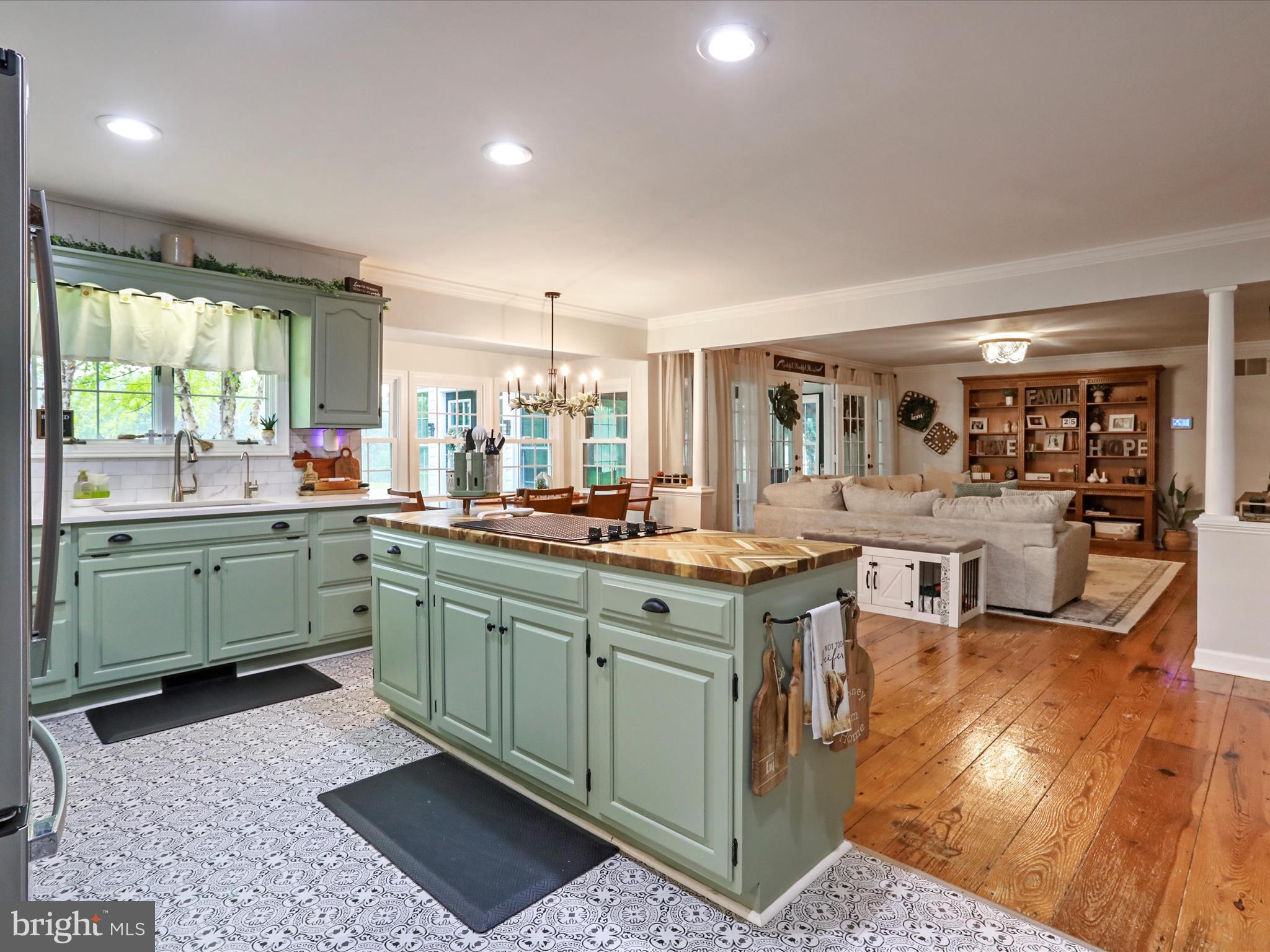 535 Bowling View Road Front Royal, VA 22630 - Photo 6 of 53 a kitchen with sink and view of living room
