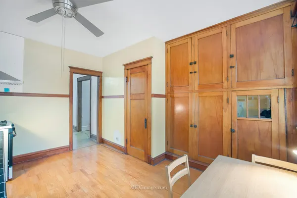 a view of a room with an entryway