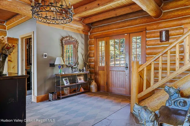 a kitchen with a stove and a window