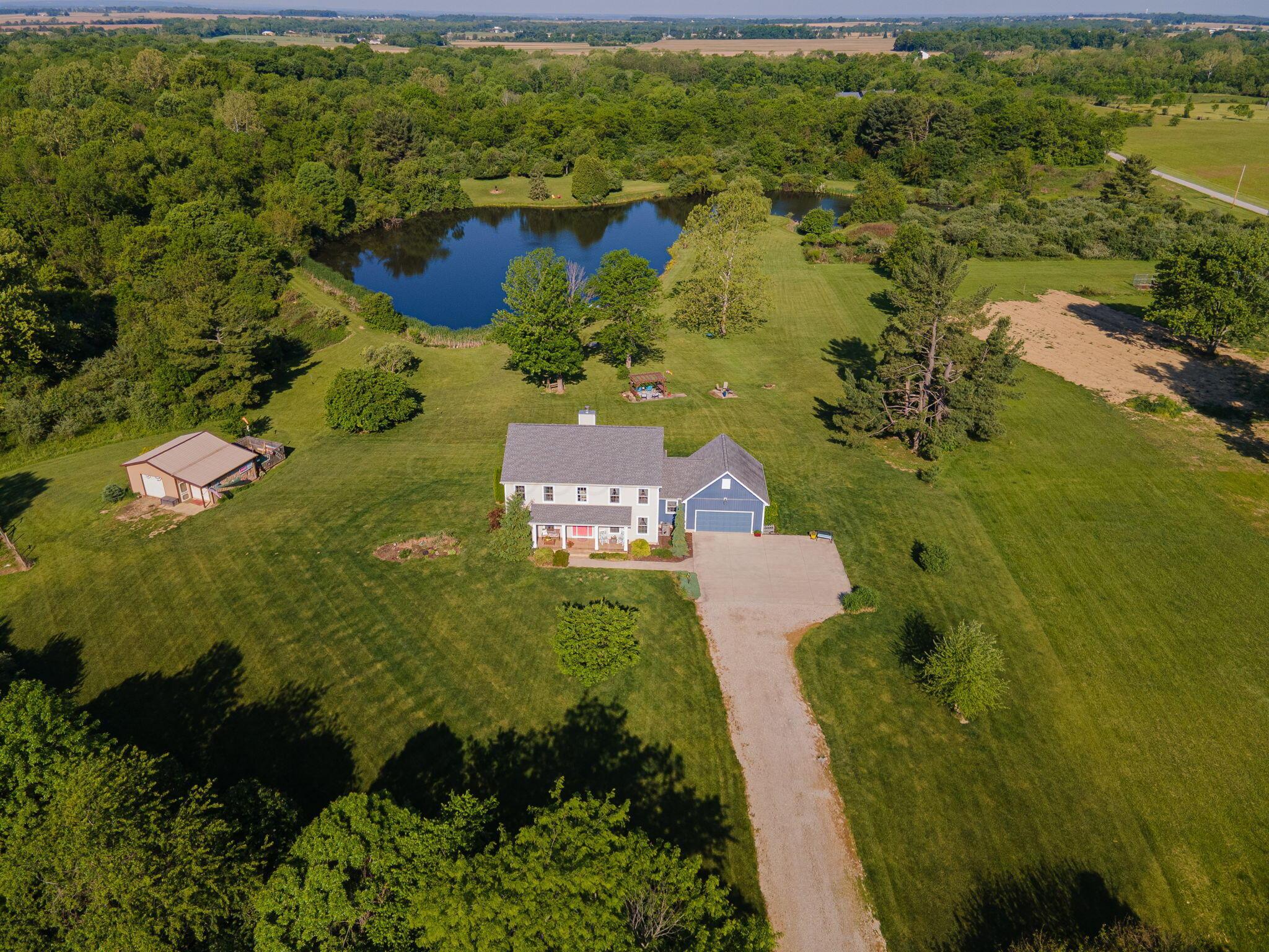 25885 Shoemaker Road Circleville, OH 43113 - Photo 45 of 48 Aerial View